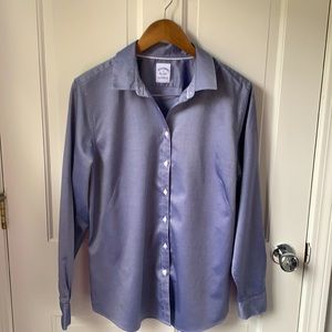 Brooks Brothers Blue fitted dress shirt, sz 16